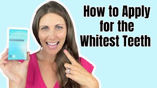 How to Apply Lumineux Teeth Whitening Strips for the Whitest Teeth [upl. by Suiddaht]