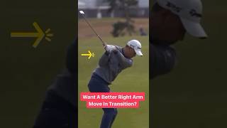 Start The Downswing Perfectly With This Right Arm Drill [upl. by Eidarb]