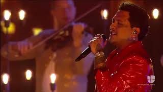 Christian Nodal  Ya no somos ni seremos en vivo premios lo nuestro 2022 [upl. by Enomes73]