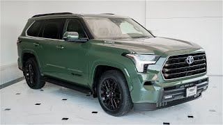 2023 Army Green Toyota Sequoia SR5 [upl. by Whiney526]