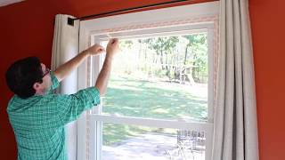 How to Weatherize Windows with Plastic Film Insulation  by Home Repair Tutor [upl. by Eceinart]