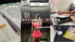 Daily vlog  Rotina de estudo produtiva  organizando meu planner  trabalho [upl. by Elkin]