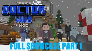 Teab’s Doctor Who Mod Full Showcase Part 1 Mobs Items and Blocks [upl. by Ennovoj]