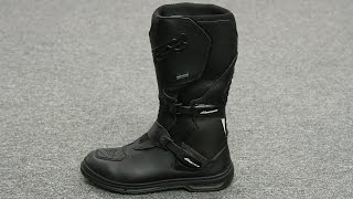 TCX Infinity Evo GTX Boots  Motorcycle Superstore [upl. by Ahsatsan920]