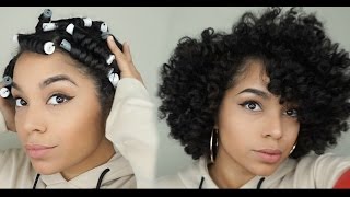 How To Cheat A Bantu Knot Out Using Perm Rods [upl. by Agneta]