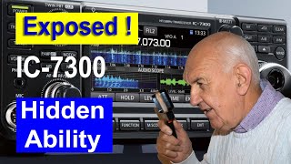 Icom IC 7300 Hidden Ability  Check this Out  Ham Radio [upl. by Pasol475]