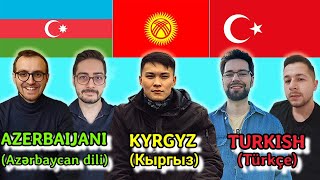 Can Turkish Speakers Understand Kyrgyz [upl. by Ahsema]