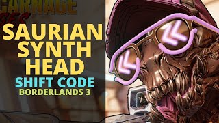 Saurian Synth Head Shift Code for Borderlands 3 [upl. by Remas]