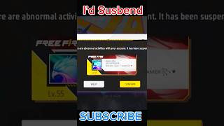 Free Fire Id Ban For Susbend  2024  How To Unban Free Fire Account shorts viral ffban [upl. by Allemac]