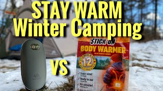 Camping in Freezing Temperatures Using Hand [upl. by Jevon]