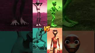 Purple Alien Dance VS Green Alien VS Blue Alien VS Orange Alien 👽 shorts aliendance alien aliens [upl. by Salsbury]