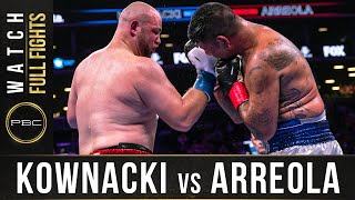 Kownacki vs Arreola Full Fight August 3 2019  PBC on FOX [upl. by Aniluap]