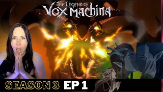 The Legend Of Vox Machina Season 3  Ep 1 Reaction A Deadly Bargain  Critical Role [upl. by Eelam641]