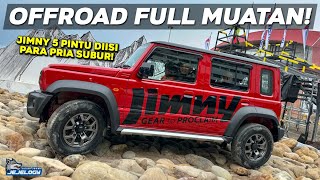 APA GAK LEMES JIMNY 5 DOOR DIAJAK TEST DRIVE OFFROAD  IIMS 2024 [upl. by Sacul829]