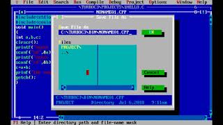 simple addition program in c  turbo c [upl. by Inimak]