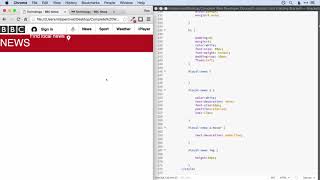 BBC News Clone  HTML and CSS Based Mini Project  Part 24 [upl. by Pooh]