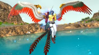 FFXIV  Valigarmanda Ex run  Wings of Ruin Mount [upl. by Naesar623]