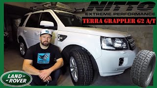 Fitting Oversize AllTerrain Tyres to my Land Rover Freelander 2 LR2  Nitto Terra Grappler G2 AT [upl. by Ainej]