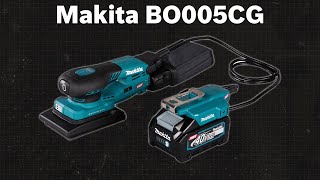 AkkuExzenterschleifer Makita BO005CG BO005CGZ  TEST  Deutsch [upl. by Jollanta34]