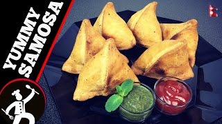 SAMOSA recipe  Everything explained  How to make Perfect SAMOSA with easy steps🍴 70 [upl. by Anglim613]