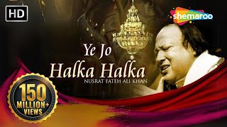 Ye Jo Halka Halka Original Song by Nusrat Fateh Ali Khan  Full Song with Lyrics Romantic Qawwali [upl. by Cynth180]