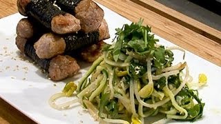 Filet mignon de porc au nori shopsuey de légumes par Bruno viala [upl. by Ttessil]