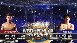 Sho Kimura vs Kosei Tanaka [upl. by Janelle]