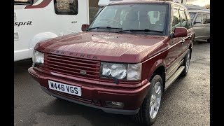 2000 LAND ROVER RANGE ROVER VOGUE 46 OVERFINCH SUV REVIEW [upl. by Yelhsa]