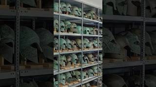 Corinthian style bronze helmets belong to the brave hoplites of ancient Greece [upl. by Nivac]