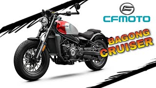 CFMoto  450CLC 2024 Maskoladong Cruiser Bike [upl. by Dutchman]