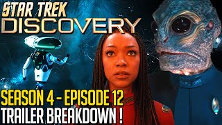 Star Trek Discovery Season 4 Episode 12  Trailer Breakdown [upl. by Naujak222]