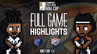 3 GRIZZLIES at 2 THUNDER  NBA x HOOPLAND FULL GAME HIGHLIGHTS  20252026 NBA CUP [upl. by Reyotal604]