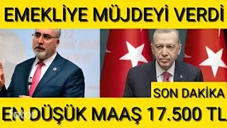 DUL YETİM EN DÜŞÜK EMEKLİ Engelli Maaş 17500Tl Ssk Bağkur 4A 4B 4C ne kadar sondakika [upl. by Phillada563]