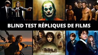 BLIND TEST RÉPLIQUES DE FILMS 35 EXTRAITS AVEC RÉPONSE [upl. by Norita]