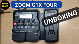 ZOOM G1X FOUR UNBOXING । Guitar Processor  Sound Testing [upl. by Fry]