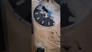 Part 1 Zegar z żywicy epoksydowej clock demolding handmade epoxy artist for you [upl. by Arianie]