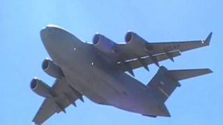 Aviation Nation 2008  C17 Globemaster III Demo [upl. by Mohl231]