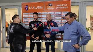 Aleksandar Veselinoviç trajner i Partizanit flet pas barazimit 22 me VllazninëSuperiorejava 9të [upl. by Kaliski350]