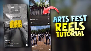 SCHOOL amp COLLEGE ARTS FEST REELS VIDEO EDITIG  TRENDING ARTS FEST REELS TUTORIAL  REELS TUTORIAL [upl. by Richmound]