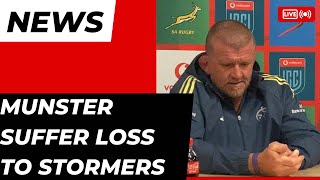 REACTION Munster lose to the Stormers for the first time in the URC [upl. by Akelam]