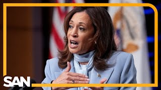 Kamala Harris calls for ending filibuster to codify national abortion rights [upl. by Ahseer139]