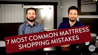 7 Most Common Mattress Shopping Mistakes [upl. by Friederike146]