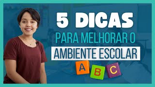 5 dicas para um ambiente escolar que favoreça o aprendizado AUTISMO [upl. by Kliman]