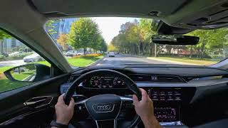 2024 Audi Q8 ETron Sportback 55 quattro POV Test Drive [upl. by Hazlett]