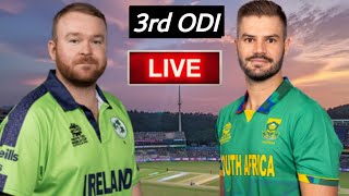 Ireland vs South Africa 3rd ODI Live Scores  IRE vs SA 3rd ODI Live Scores [upl. by Cerelly]