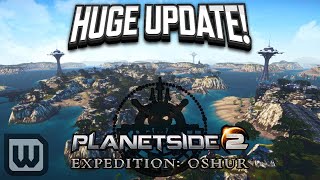 Planetside 2 Oshur Update  Massive Battles amp WaterCombat Gameplay [upl. by Alrrats]