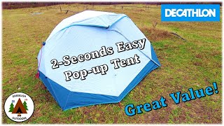 The Quechua 2Seconds Easy by Decathlon  A Spider Frame Popup Tent [upl. by Russ514]