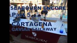 Seabourn Encore Cruise 2019 Part 5 Cartagena Classical concert sailaway with caviar and champagne [upl. by Mathe]