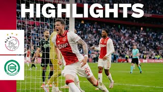 First Ajax goal for Wout Weghorst 🫡  Highlights Ajax  FC Groningen  Eredivisie [upl. by Htims]