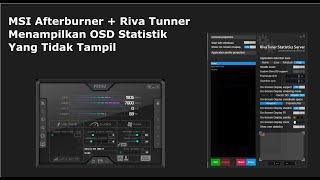 Tutorial MSI Afterburner On Screen Display OSD Tidak Tampil [upl. by Hcra]